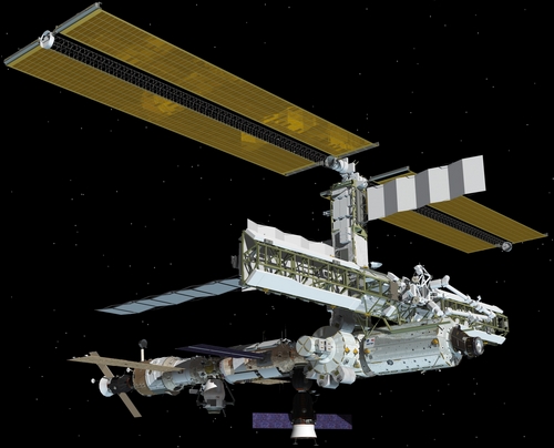Die ISS Ende 2003